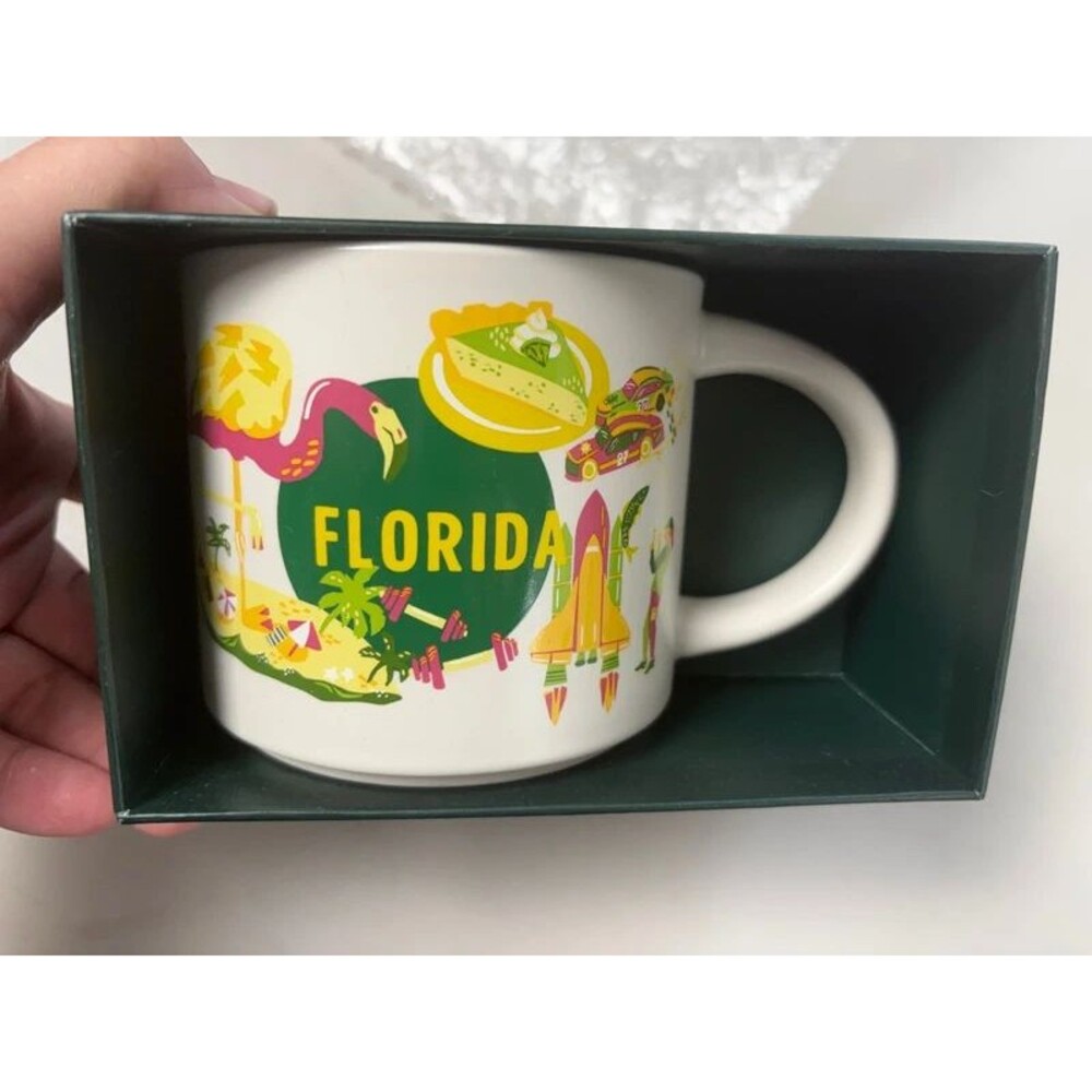 Starbucks Discovery Series Florida Ceramic Mug, 14 Oz new